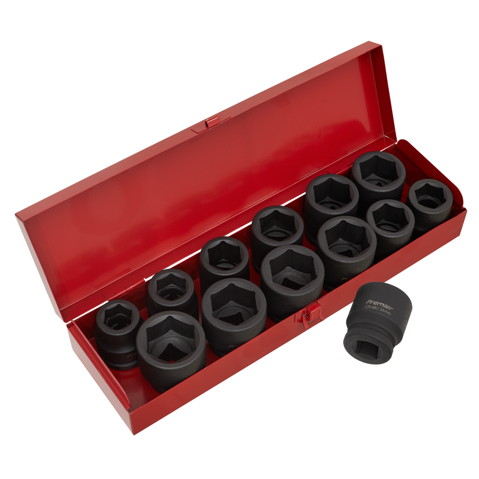 Sealey AK686 13pc 3/4"Sq Drive Impact Socket Set - Metric/Imperial