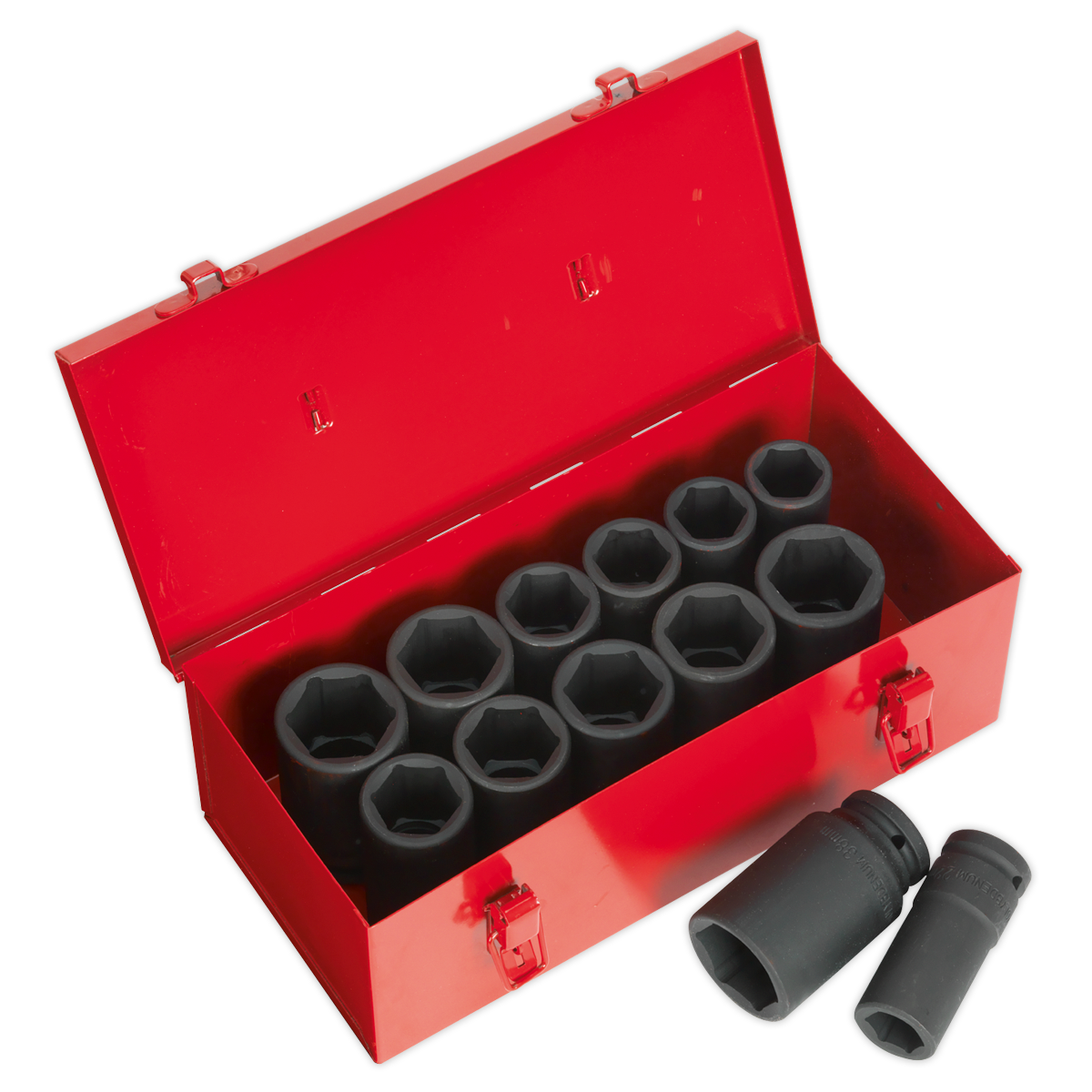 Sealey AK687 13pc 3/4"Sq Drive Impact Socket Set Deep - Metric/Imperial
