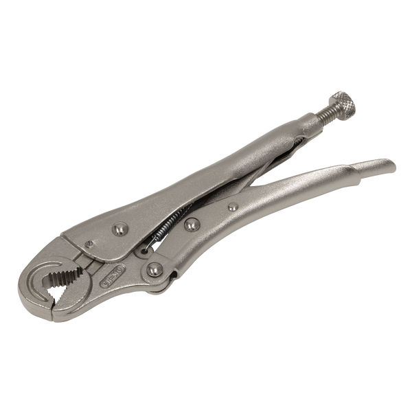 Sealey AK6871 195mm Locking Pliers Round Jaws 0-35mm Capacity