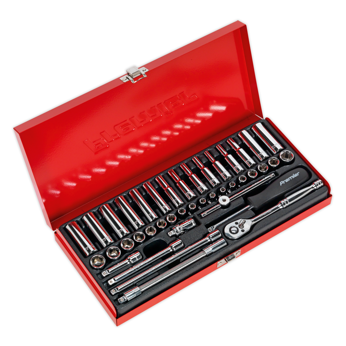 Sealey AK690 41pc 1/4"Sq Drive Socket Set - Metric/Imperial