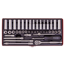 Sealey AK690 41pc 1/4"Sq Drive Socket Set - Metric/Imperial