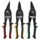 Sealey AK6907 3pc Aviation Tin Snip Set