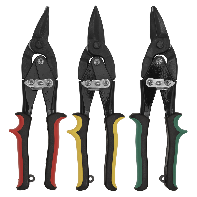 Sealey AK6907 3pc Aviation Tin Snip Set