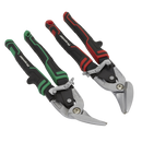 Sealey AK69072 2pc High Leverage Offset Aviation Tin Snip Set