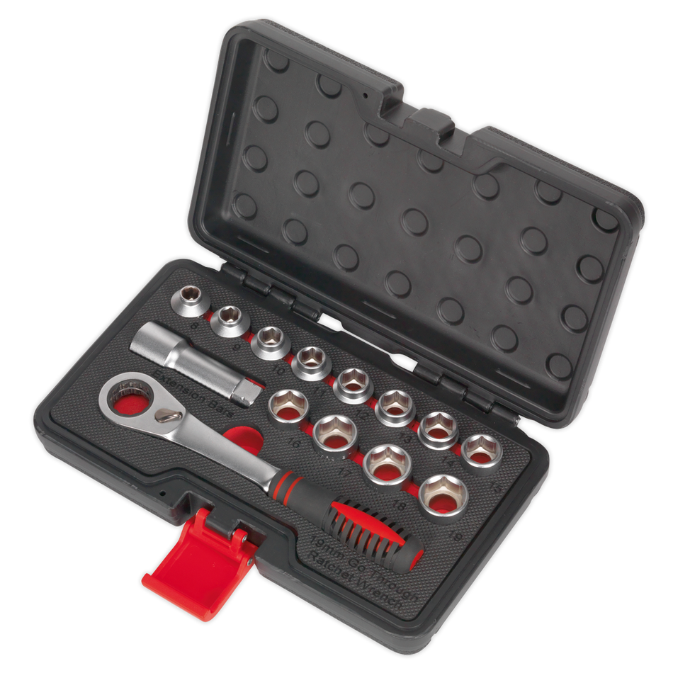 Sealey AK6926 14pc Low Profile Go-Through Socket Set