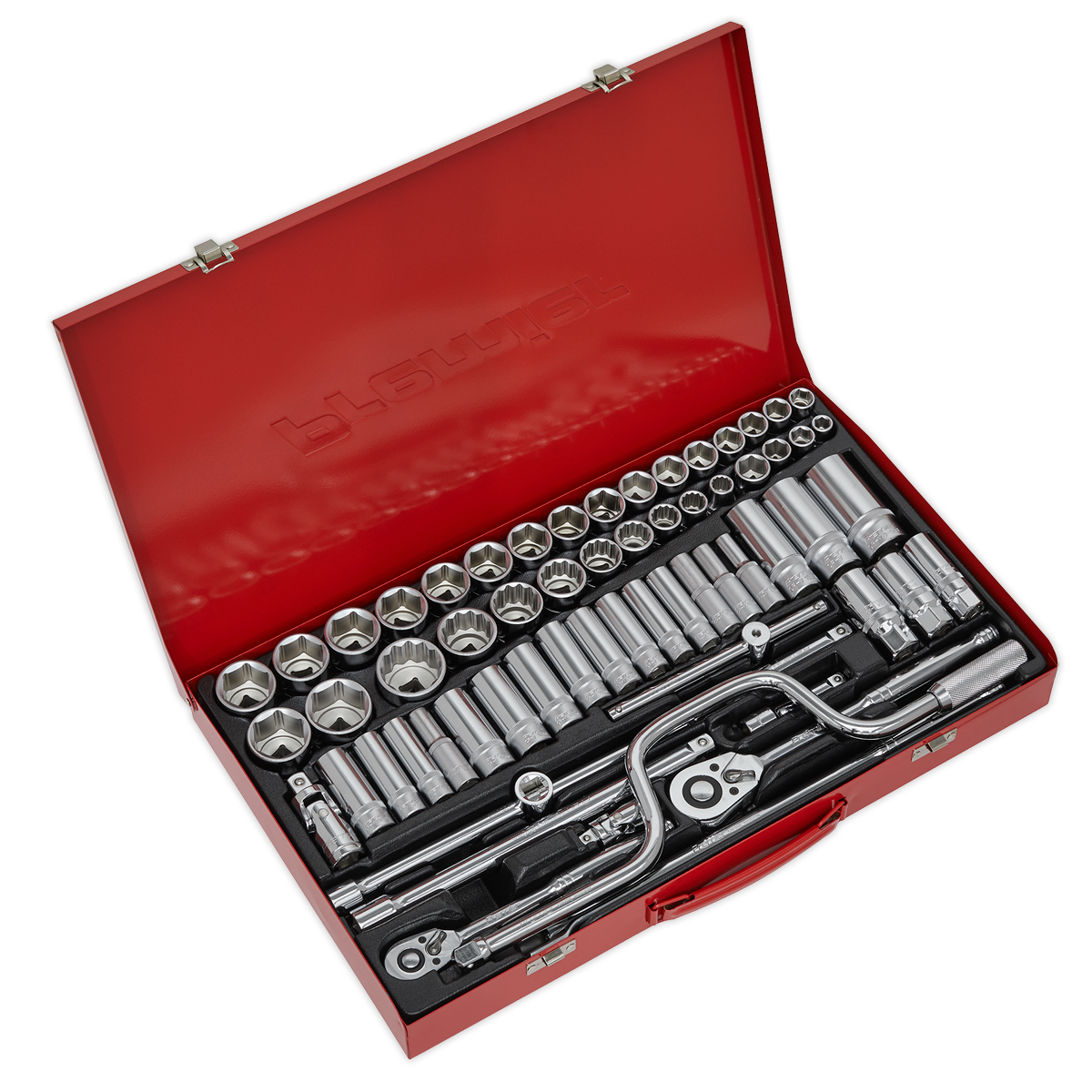 Sealey AK694 64pc 3/8" & 1/2"Sq Drive Socket Set - Metric/Imperial