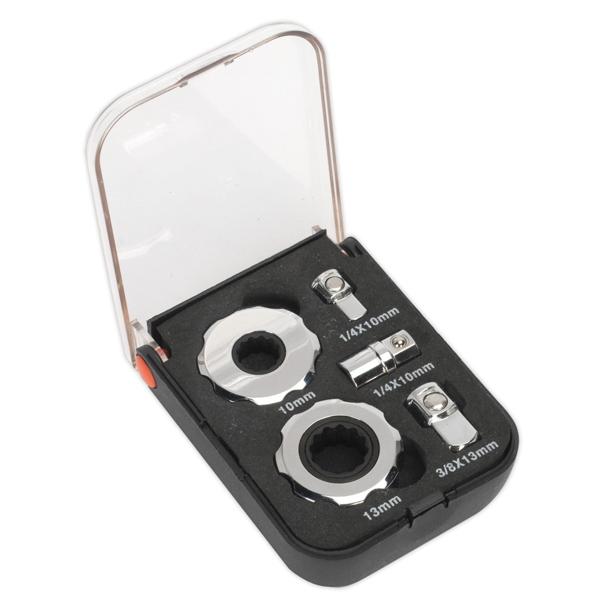 Sealey AK6959 5pc 1/4" & 3/8"Sq Drive Palm Ratchet Set