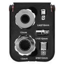 Sealey AK6959 5pc 1/4" & 3/8"Sq Drive Palm Ratchet Set