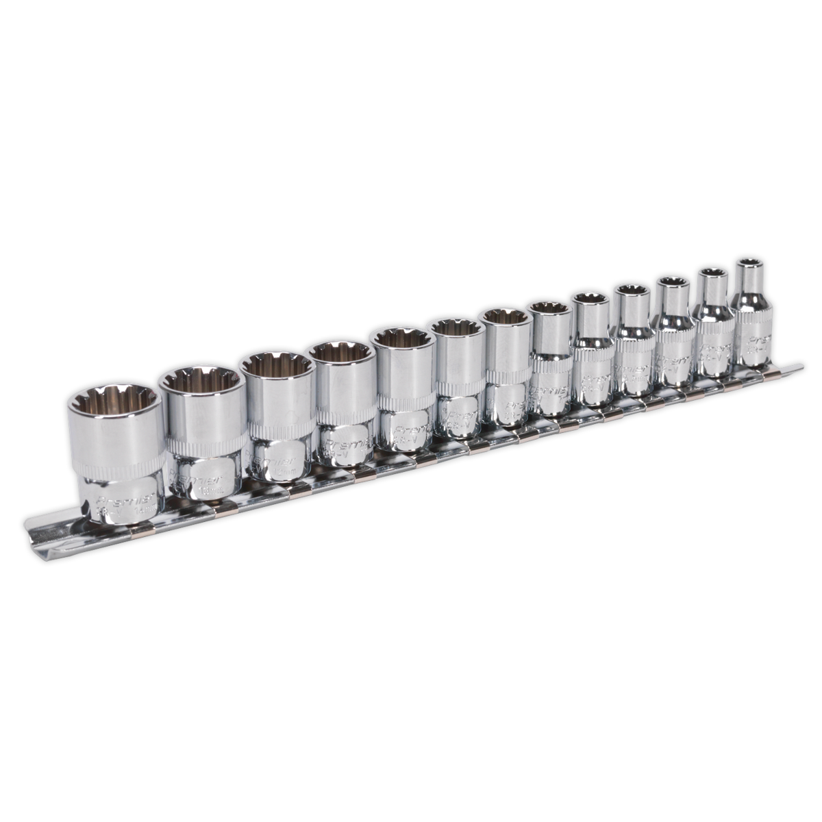 Sealey AK69813 13pc 1/4"Sq Drive Total Drive Socket Set