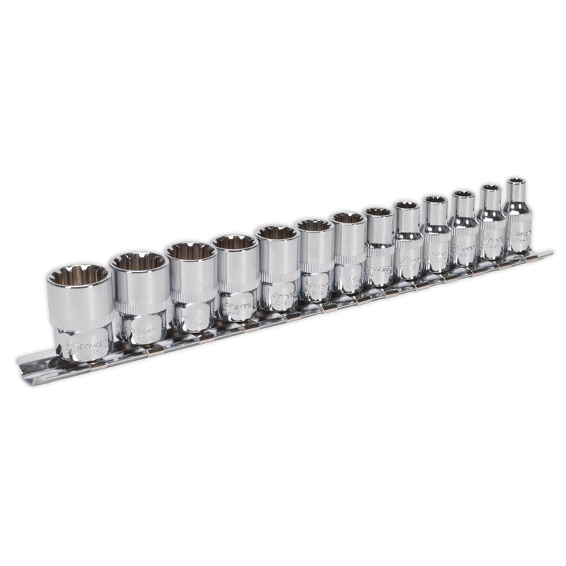 Sealey AK69813 13pc 1/4"Sq Drive Total Drive Socket Set