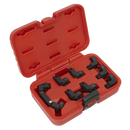 Sealey AK6985 9pc 3/8"Sq Drive Injector Pipe Socket Set