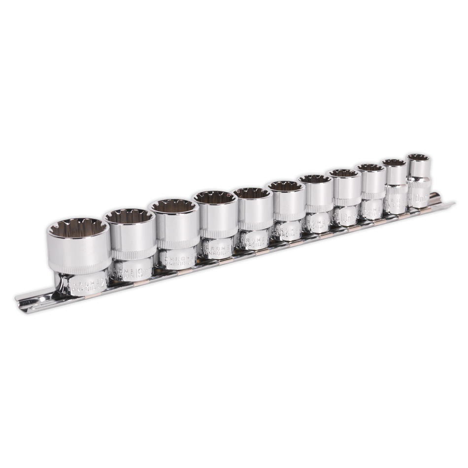 Sealey AK69911 11pc 3/8"Sq Drive Total Drive Socket Set