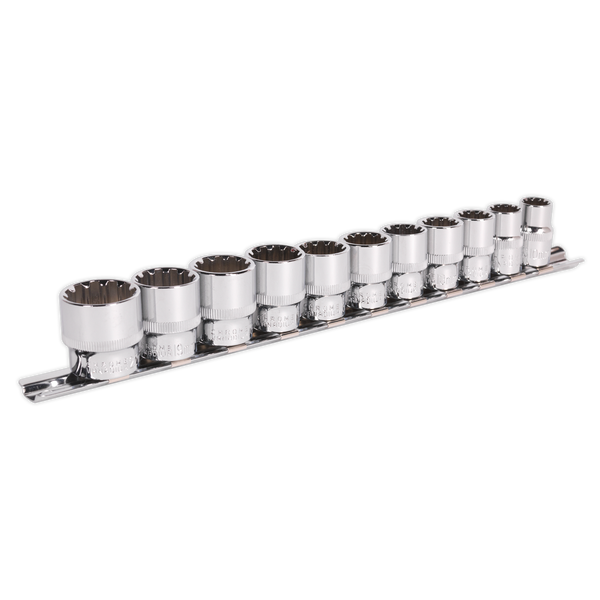 Sealey AK69911 11pc 3/8"Sq Drive Total Drive Socket Set