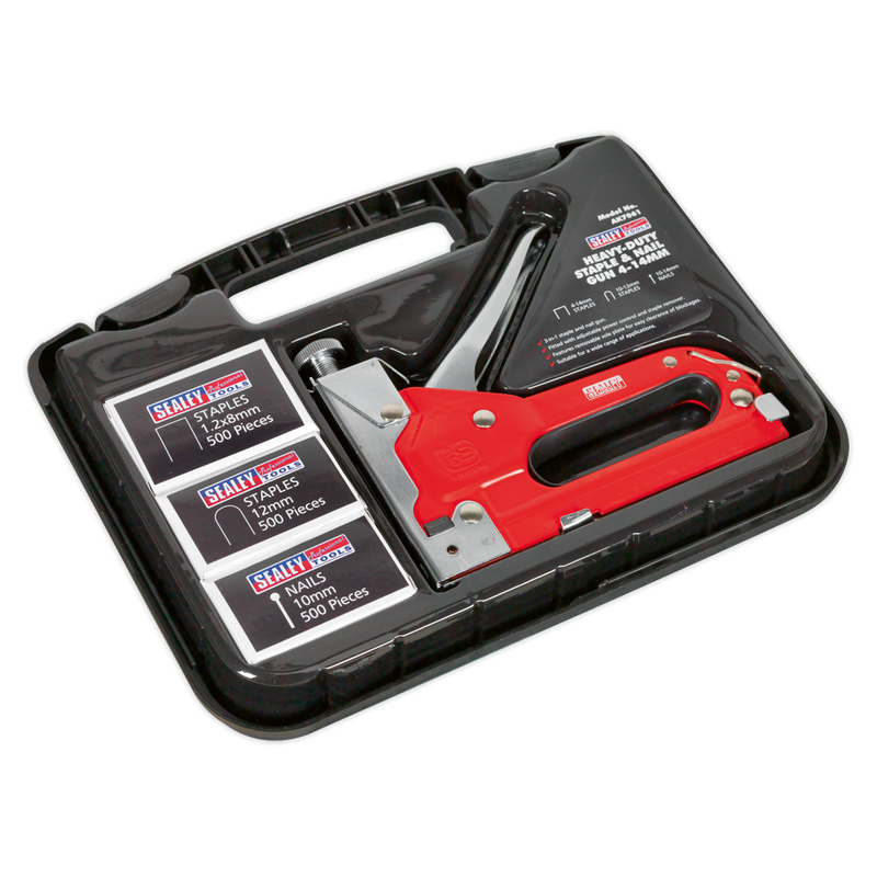 Sealey AK7061 Heavy-Duty Staple & Brad Nail Gun