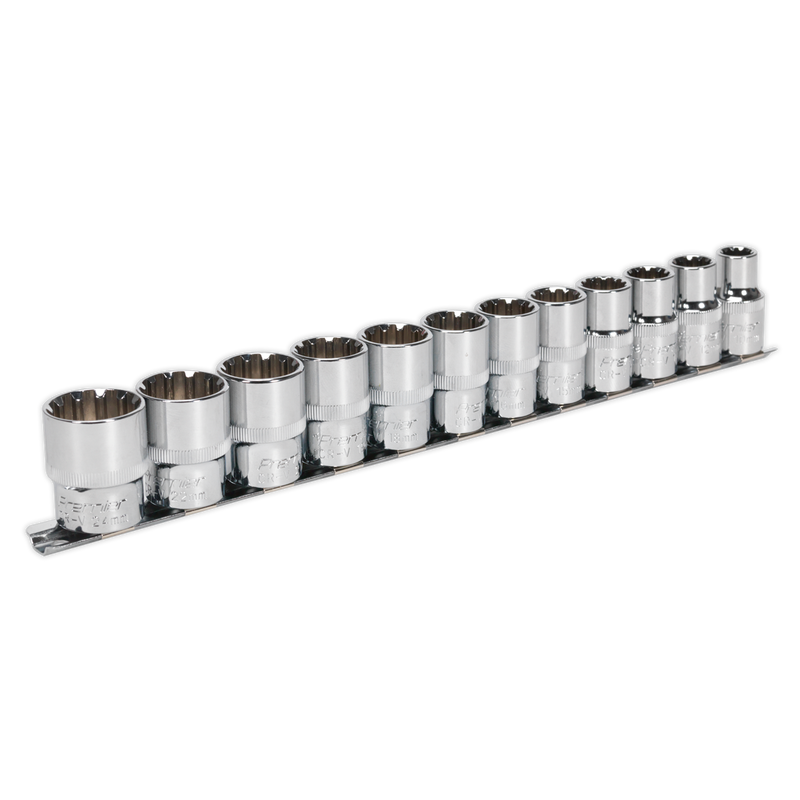 Sealey AK70612 12pc 1/2"Sq Drive Total Drive Socket Set