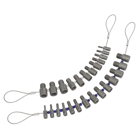 Sealey AK70NBC Nut & Bolt Thread Checker Imperial/Metric