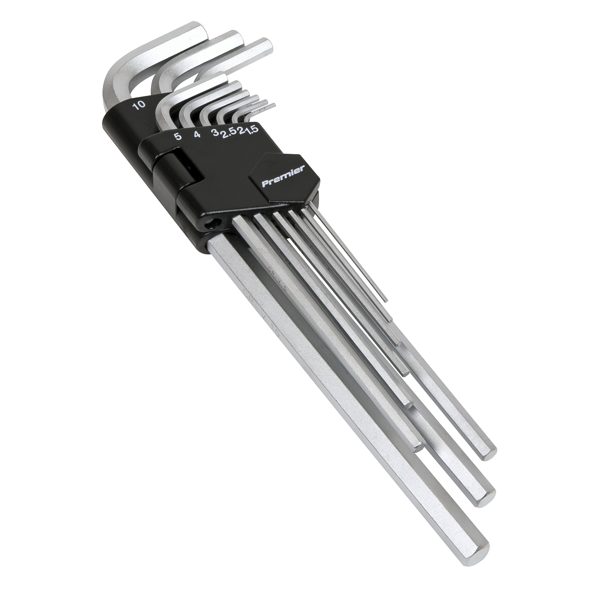Sealey AK7137 9pc Extra-Long Hex Key Set