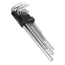 Sealey AK7137 9pc Extra-Long Hex Key Set