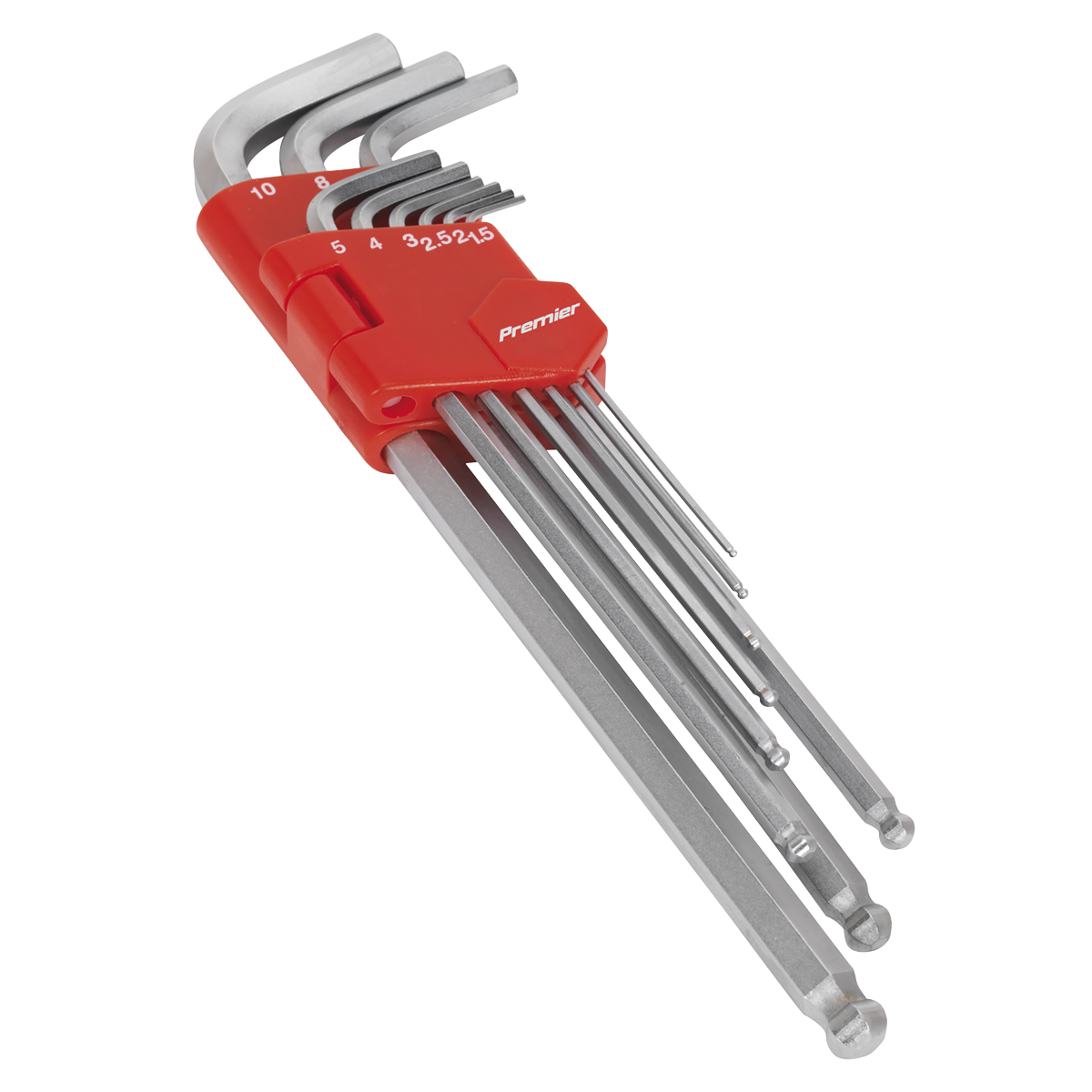 Sealey AK7140 9pc Extra-Long Ball-End Hex Key Set