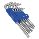 Sealey AK7142 9pc Long TRX-Star* Key Set