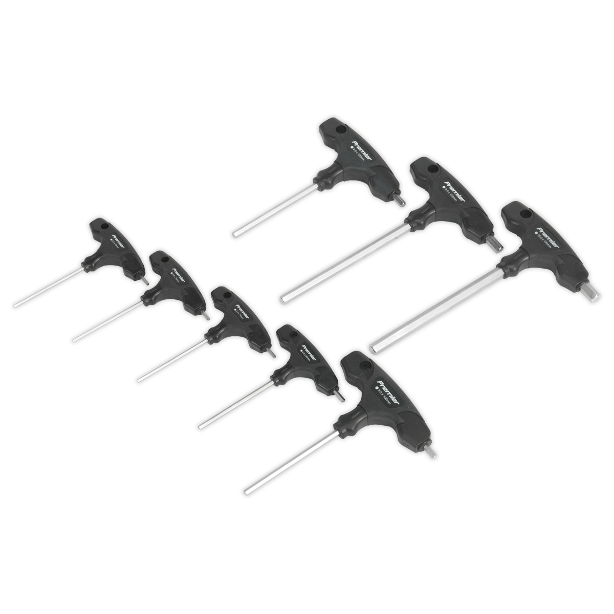 Sealey AK7143 8pc T-Handle Hex Key Set