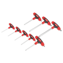 Sealey AK7144 8pc T-Handle Ball-End Hex Key Set