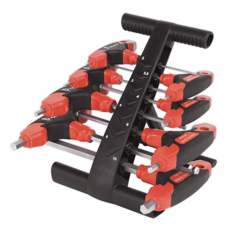 Sealey AK7144 8pc T-Handle Ball-End Hex Key Set