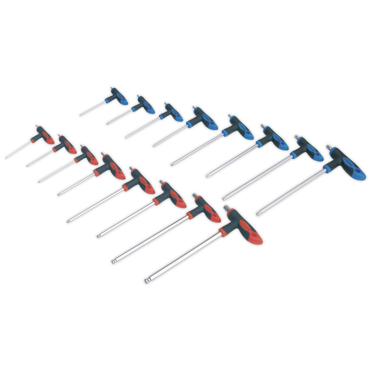 Sealey AK7147 16pc T-Handle TRX-Star* & Hex Key Set