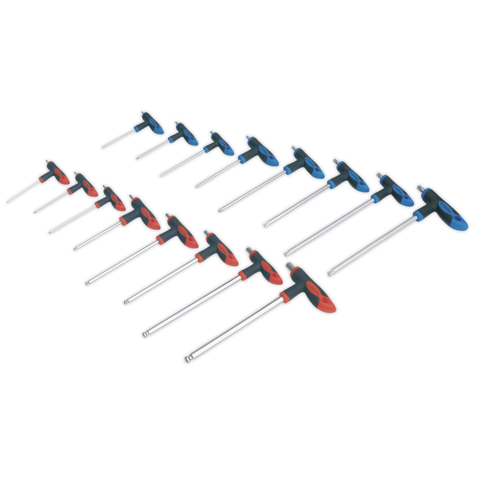 Sealey AK7147 16pc T-Handle TRX-Star* & Hex Key Set