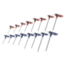 Sealey AK7147 16pc T-Handle TRX-Star* & Hex Key Set