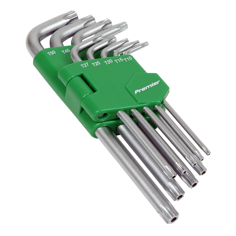 Sealey AK7162 9pc Long Security TRX-Star* Key Set