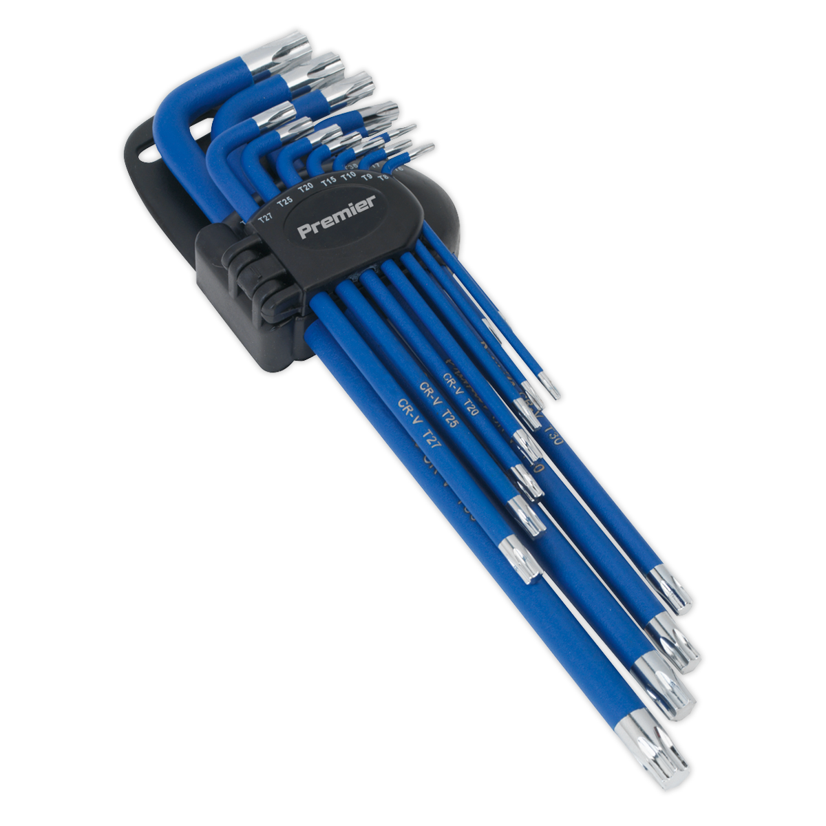 Sealey AK7165 13pc Anti-Slip Extra-Long TRX-Star* Key Set