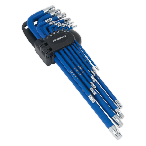 Sealey AK7165 13pc Anti-Slip Extra-Long TRX-Star* Key Set