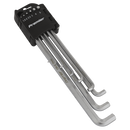 Sealey AK7174 9pc Stubby Element Extra-Long Hex Key Set
