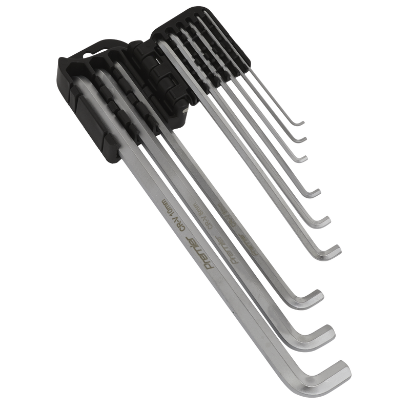 Sealey AK7174 9pc Stubby Element Extra-Long Hex Key Set