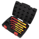 Sealey AK7177 6pc Extra-Long Hex Key Set - VDE Approved