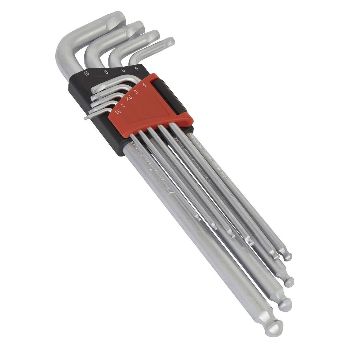 Sealey AK7180 9pc Lock-On Ball-End Hex Key Set