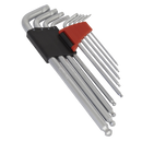 Sealey AK7180 9pc Lock-On Ball-End Hex Key Set