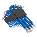 Sealey AK7188 13pc Anti-Slip Extra-Long Jumbo TRX-Star* Key Set