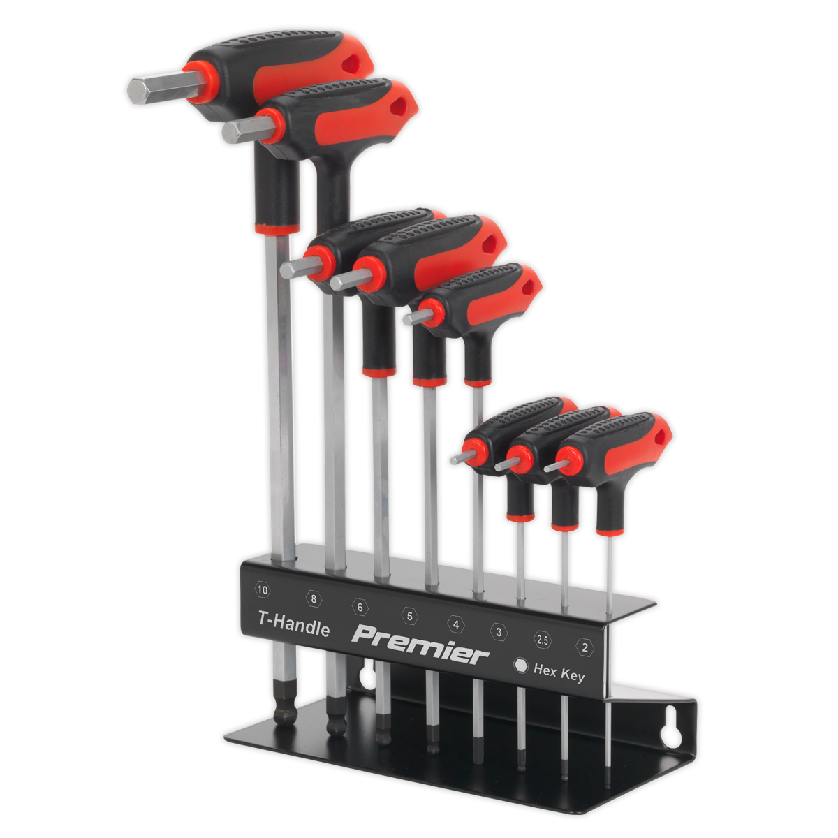 Sealey AK7195 8pc T-Handle Ball-End Hex Key Set