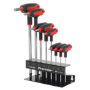 Sealey AK7195 8pc T-Handle Ball-End Hex Key Set