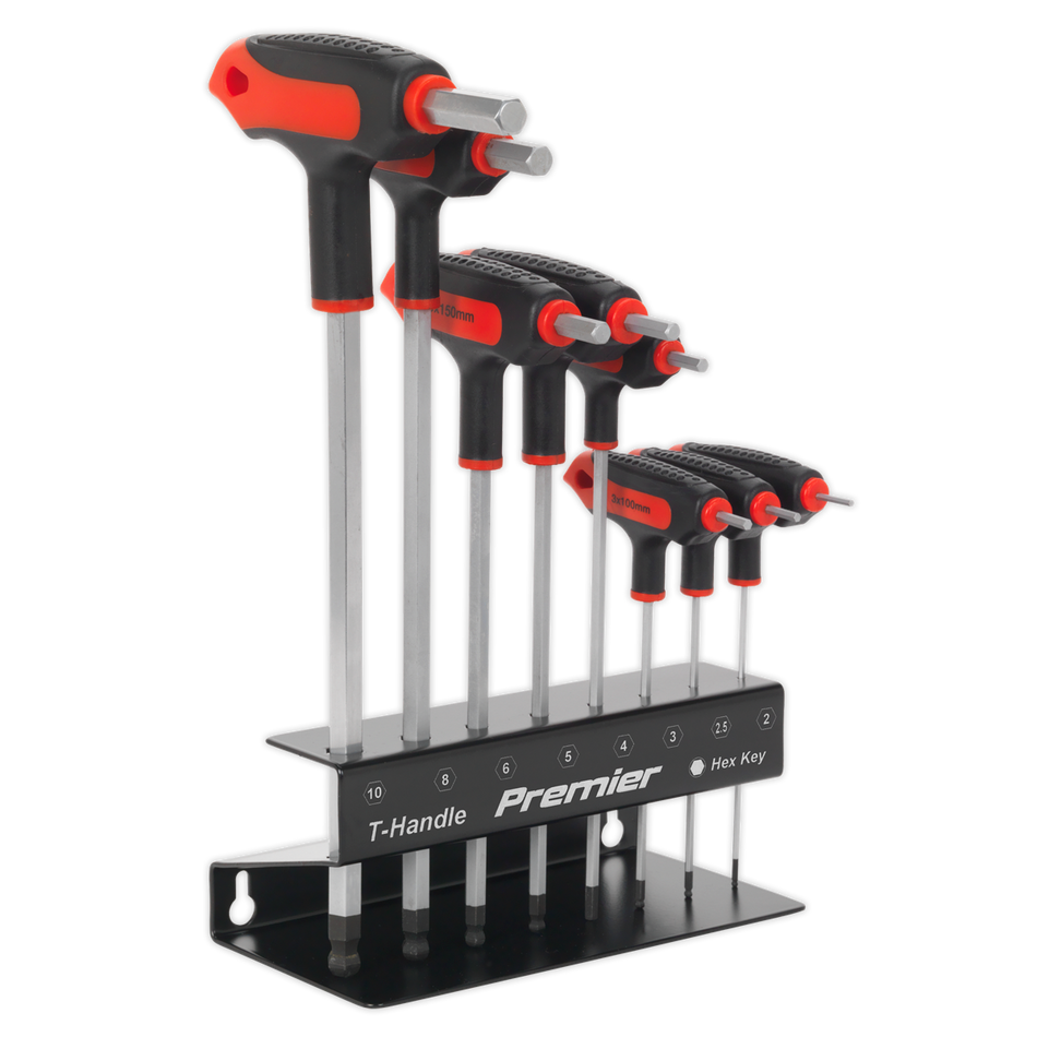 Sealey AK7195 8pc T-Handle Ball-End Hex Key Set