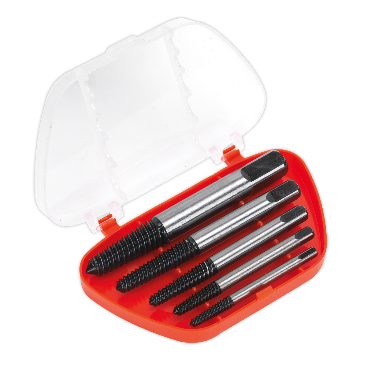 Sealey AK722 5pc Helix Type Screw Extractor Set