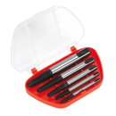 Sealey AK722 5pc Helix Type Screw Extractor Set