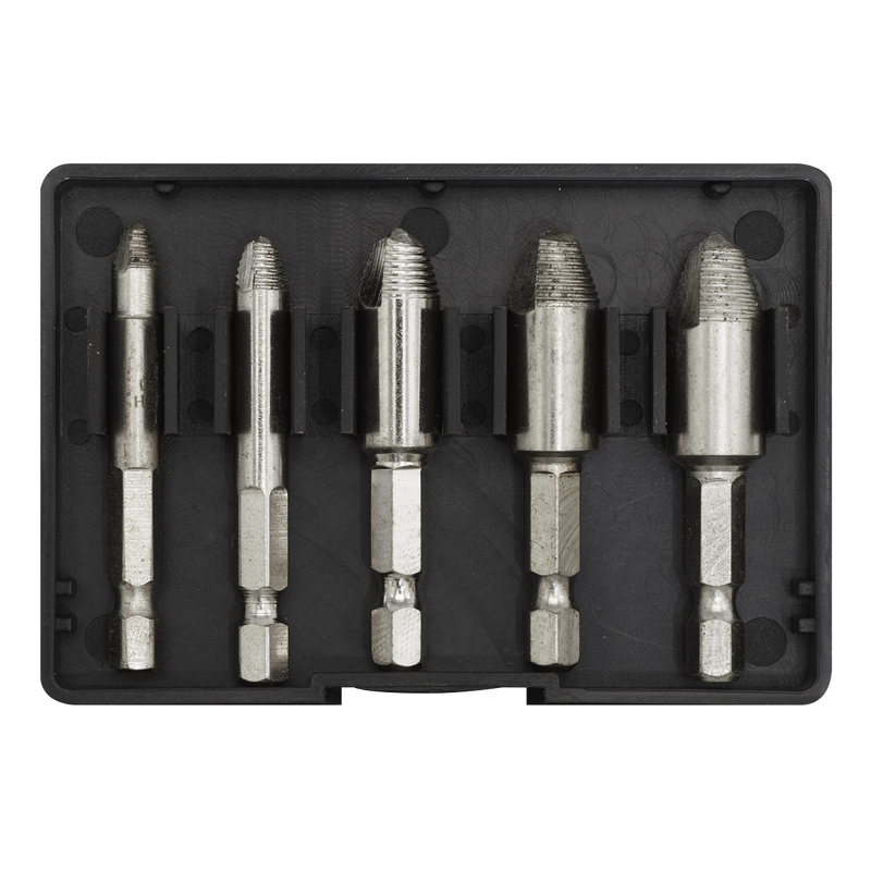 Sealey AK7228 5pc HSS Screw Extractor Set