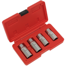 Sealey AK723 4pc 1/2"Sq Drive Stud Extractor Set