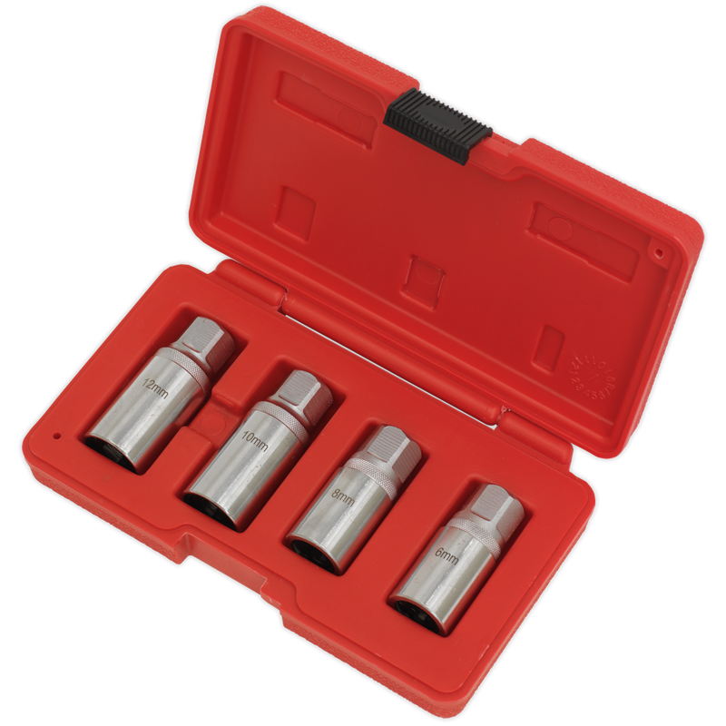 Sealey AK723 4pc 1/2"Sq Drive Stud Extractor Set