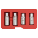 Sealey AK723 4pc 1/2"Sq Drive Stud Extractor Set