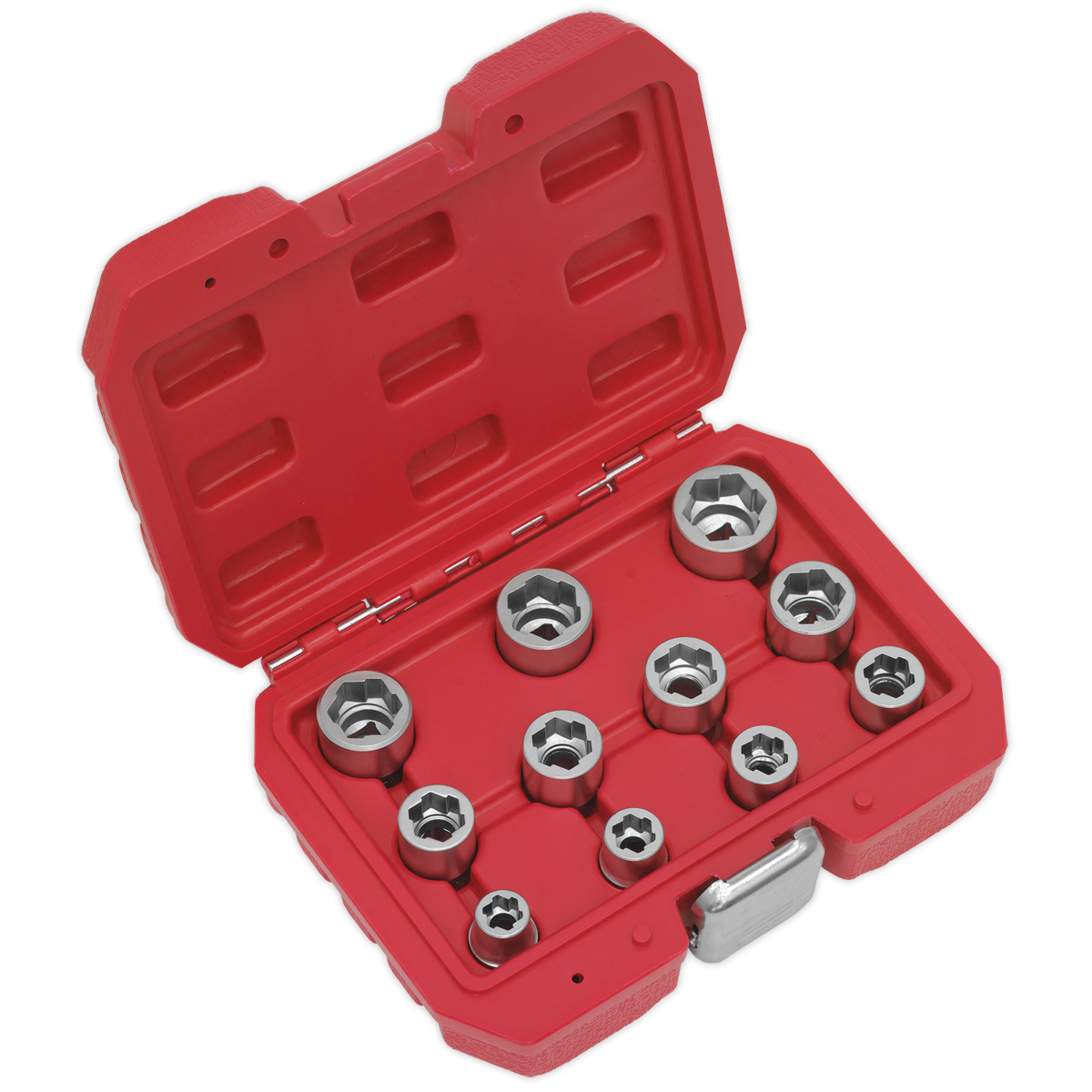 Sealey AK7281 11pc 3/8"Sq Drive Bolt Extractor Set