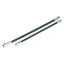 Sealey AK7342 2pc Flexible Extension Adaptor Set 1/4"Sq x 254mm & 3/8"Sq x 305mm